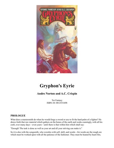 Andre Norton, A. C. Crispin: Gryphon's Eyrie (Paperback, 1989, Tor Books)