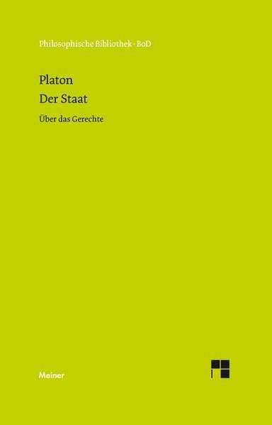 Πλάτων: Der Staat (German language, 1989)