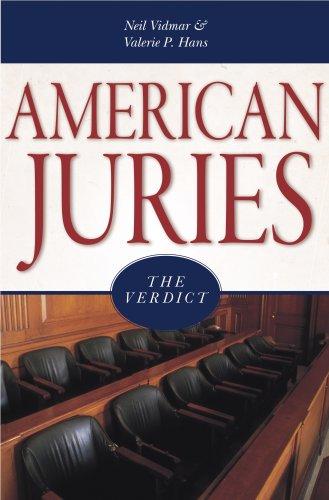 Neil Vidmar, Valerie P. Hans: American Juries (Hardcover, Prometheus Books)