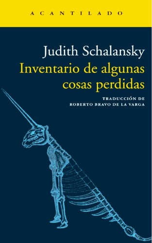 Judith Schalansky: Inventario de algunas cosas perdidas (Spanish language, 2021, Acantilado)