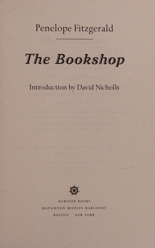 Penelope Fitzgerald, David Nicholls: The Bookshop (2015, Houghton Mifflin Harcourt Publishing Company)