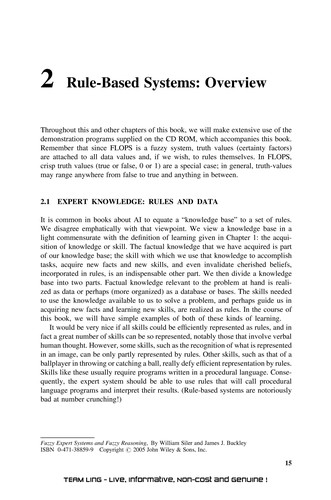 William Siler, James J. Buckley: Fuzzy expert systems and fuzzy reasoning (2005, Wiley)