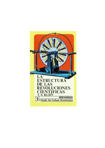 Thomas S. Kuhn: La estructura de las Revoluciones Cientificas (Breviarios) (Breviarios) (Paperback, Spanish language, 2007, Fondo de Cultura Economica)