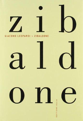 Giacomo Leopardi, Michael Caesar, Franco D'Intino: Zibaldone (French language, 2004)