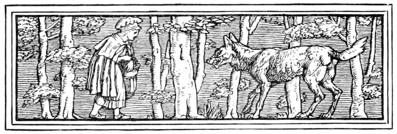 Brothers Grimm, Wilhelm Grimm, Jacob Grimm: Little Red-cap (1882, Macmillan Publishers, Macmillan Inc.)