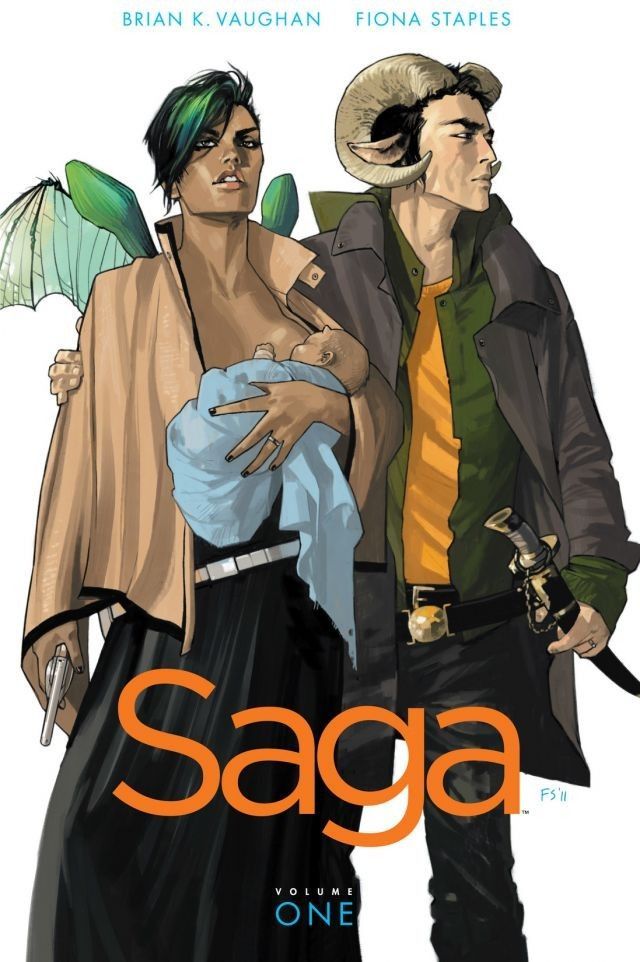 Brian K. Vaughan, Fiona Staples, Brian K. Vaughan: Saga, Vol. 1 (Saga, #1) (2012, Image Comics)