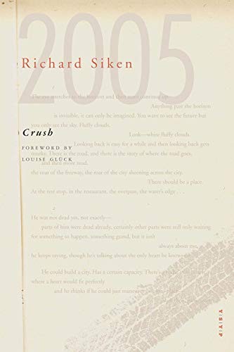 Louise Glück, Richard Siken: Crush (Paperback, Yale University Press)