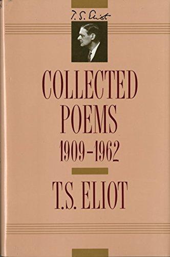 T. S. Eliot: Collected Poems, 1909-1962 (1991)