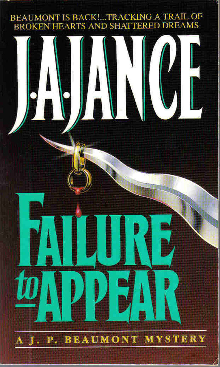 J. A. Jance: Failure to Appear (Paperback, 1994, Avon)