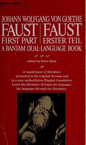 Johann Wolfgang von Goethe: Faust. First part (1962, Bantam)