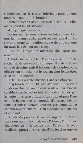 Alexandre Dumas 1802: Le comte de Monte-Cristo (French language, 1993, Hachette jeunesse)