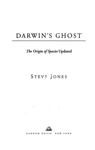 Steve Jones: Darwin's ghost (2000, Random House)