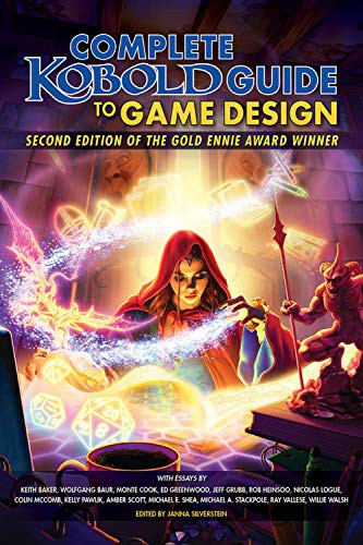 Wolfgang Baur, Amber Scott, Colin McComb, Keith Baker, Michael A. Stackpole, Kelly Pawlik, Jeff Grubb, Ed Greenwood, Janna Silverstein: Kobold Guide to Game Design, 2nd Edition (Paperback, Kobold Press)