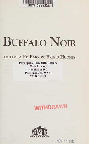 Ed Park, Brigid Hughes: Buffalo noir (2015, Akashic Books)