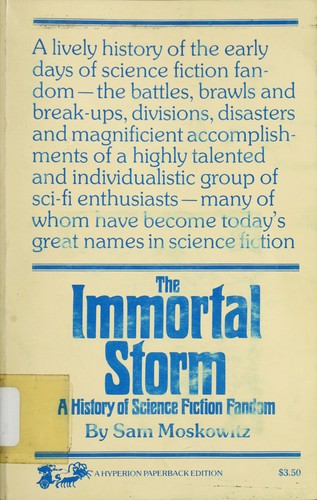 Sam Moskowitz: The immortal storm (1988, Hyperion Press)