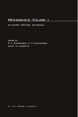 Andrei Nikolaevich Kolmogorov, M. A. Lavrentʹev, A.D Alexsandrov, Matematicheskiĭ institut im. V.A. Steklova: Mathematics, Volume 1 (Second Edition) (Paperback, 1969, The MIT Press)