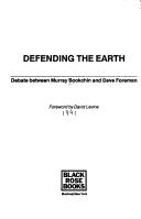 Murray Bookchin: Defending the earth (1991, Black Rose Books, Black Rose Books Ltd)