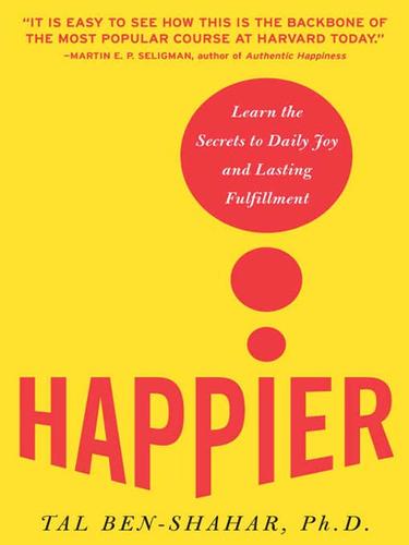 Tal Ben-Shahar: Happier (EBook, 2007, McGraw-Hill)