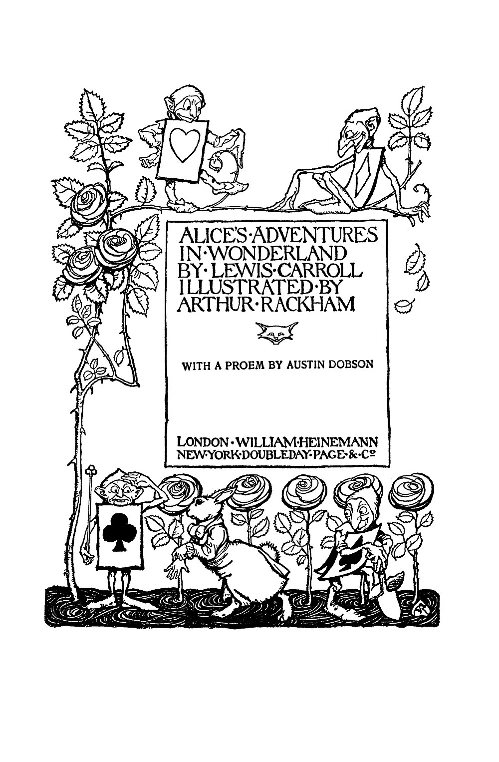 Lewis Carroll: Alice's Adventures in Wonderland (1907, Heinemann, Doubleday)