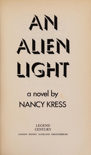 Nancy Kress: An Alien Light. (Hardcover, 1988, Arbor House/William Morrow)