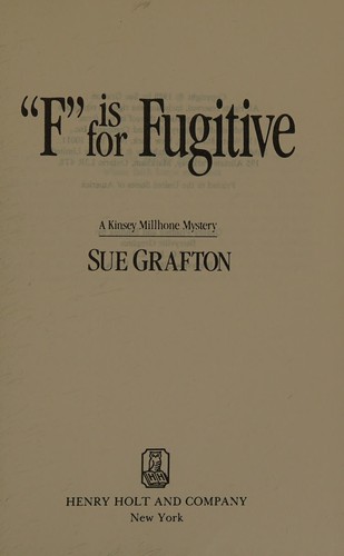 Sue Grafton: Tōbōsha no F (Japanese language, 1990, Hayakawa Shobō)