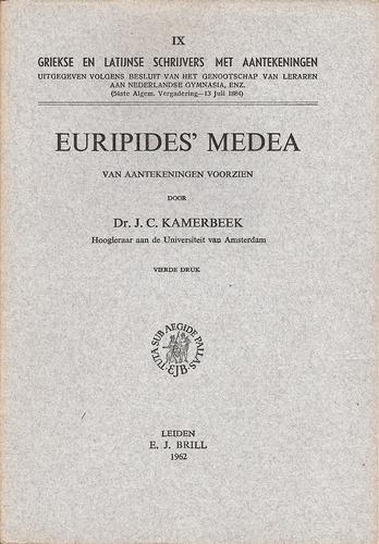 Euripides: Medea (Paperback, Ancient Greek language, 1962, E.J. Brill)