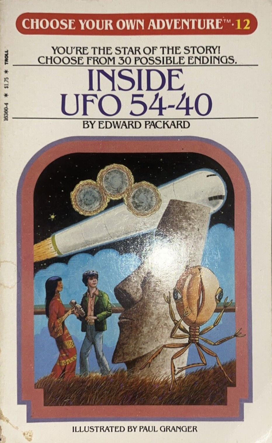 Edward Packard: Inside UFO 54-40 (Paperback, 1982, Bantam)