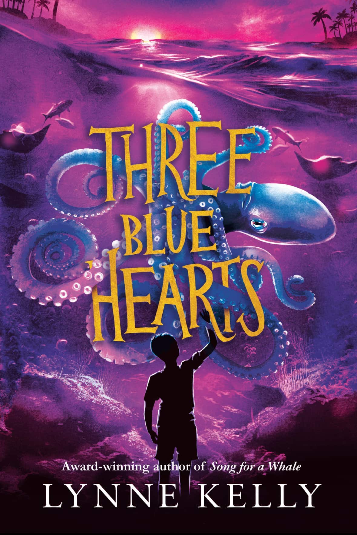 Lynne Kelly: Three Blue Hearts (2025, Random House Children's Books)